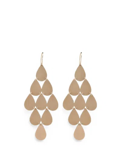 Irene Neuwirth Nine-drop Chandelier Earrings In Gold