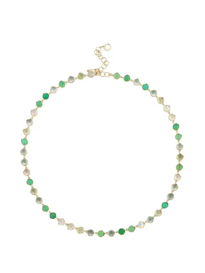 Irene Neuwirth Prehnite And Moonstone Necklace In Multi