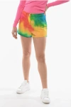 Ireneisgood Rainbow Effect Denim Shorts
