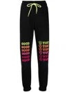 Ireneisgood Slogan Drawstring Tracksuit Bottoms In Black