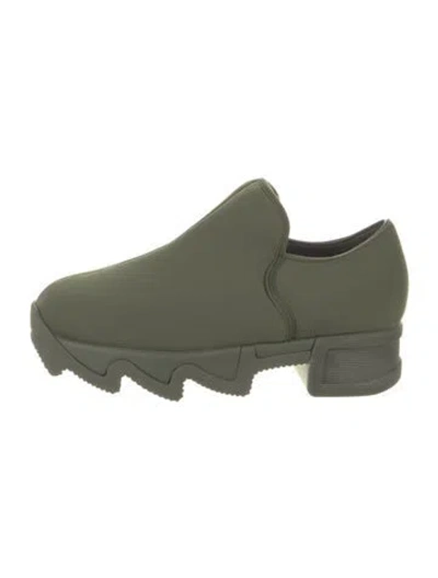 Pre-owned Iri Chunky Sneakers In Green