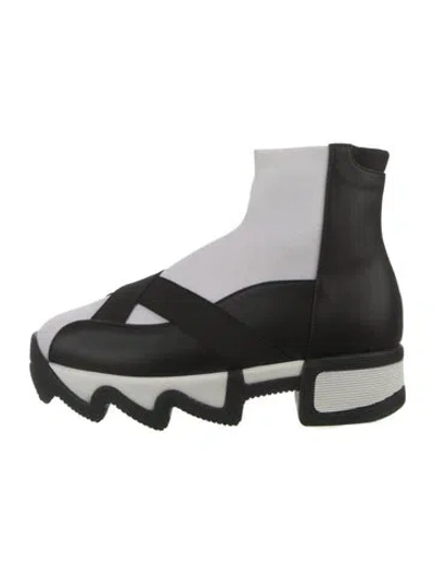 Pre-owned Iri Leather Sock Sneakers W/ Tags In White
