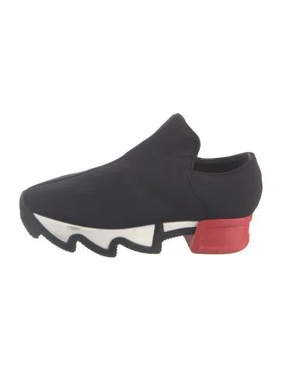 Pre-owned Iri Neoprene Chunky Sneakers In Black