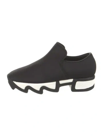 Pre-owned Iri Neoprene Chunky Sneakers In Black/white