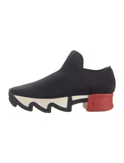 Pre-owned Iri Neoprene Chunky Sneakers In Blue
