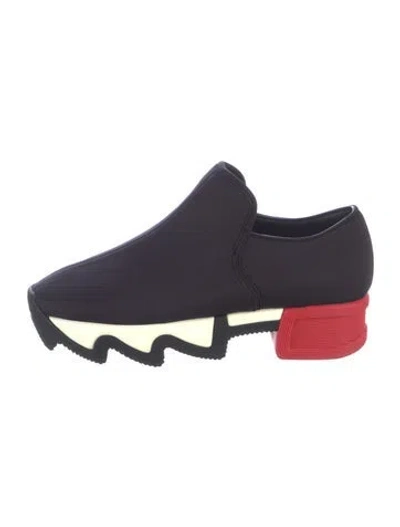 Pre-owned Iri Neoprene Chunky Sneakers In Blue