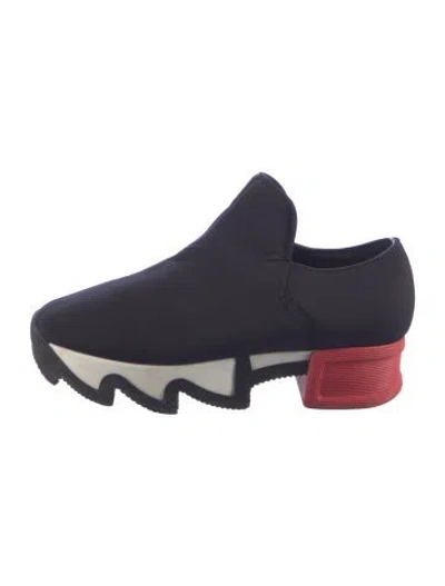 Pre-owned Iri Neoprene Chunky Sneakers In Blue