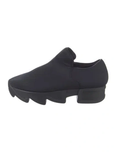 Pre-owned Iri Neoprene Pumps In Black
