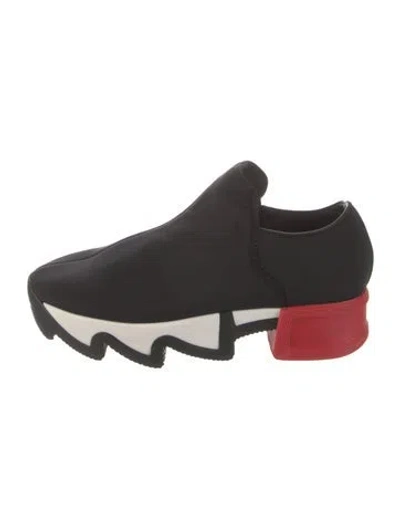 Pre-owned Iri Neoprene Sneakers In Black