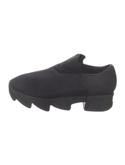Pre-owned Iri Neoprene Sneakers In Black