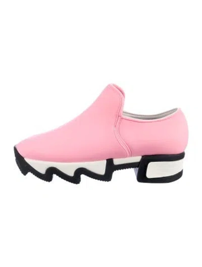 Pre-owned Iri Nylon Chunky Sneakers In Pink