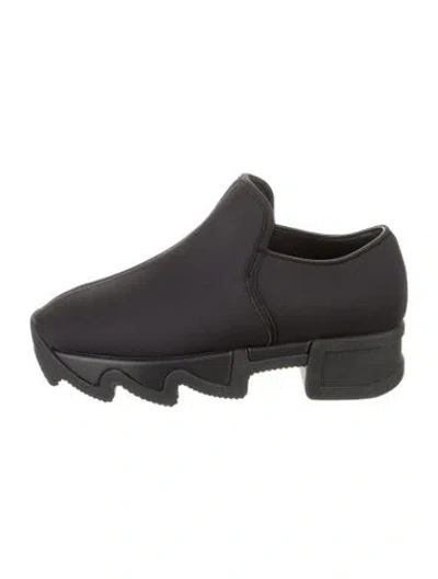Pre-owned Iri Wedge Sneakers In Black