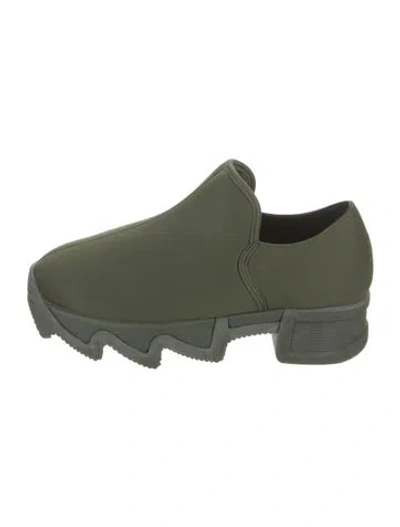 Pre-owned Iri Wes Chunky Sneakers In Green