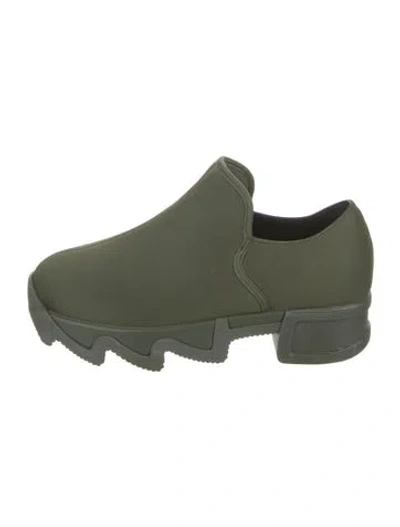 Pre-owned Iri Wes Chunky Sneakers In Green