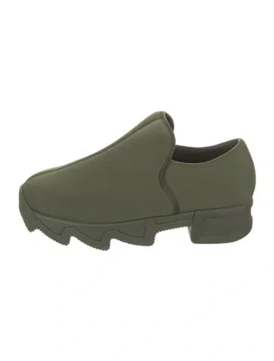 Pre-owned Iri Wes Chunky Sneakers In Green
