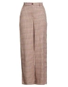 Iride Woman Pants Burgundy Size M Polyester, Viscose