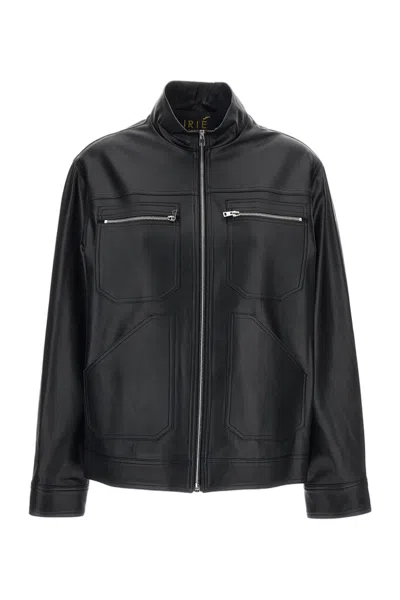 IRIE BLACK CROPPED POCKET DETAIL JACKET