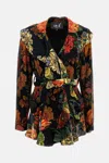 Irie Floral Ruffled Jacket In Multi