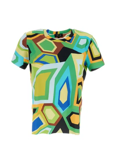 Irie Geometric Print T-shirt In Multi