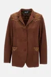Irie Single Breasted Jacket In Brown