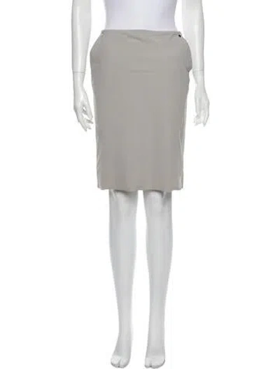 Pre-owned Irie Wash Knee-length Skirt In Gray