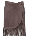 Irie Irié Woman Mini Skirt Lead Size M Polyester, Elastane In Grey