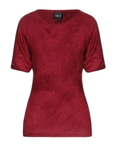 Irie Irié Woman Sweater Brick Size M Viscose, Polyamide In Red