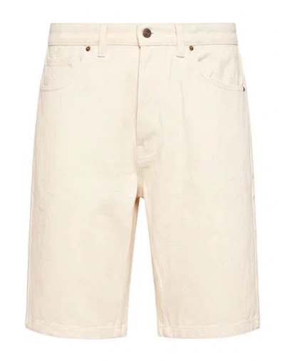 Iriedaily Man Denim Shorts Beige Size 32 Organic Cotton