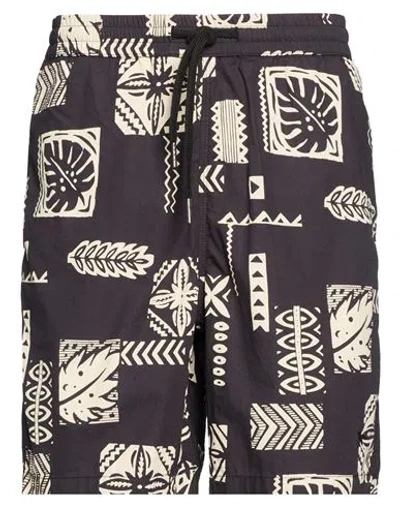 Iriedaily Man Shorts & Bermuda Shorts Black Size S Organic Cotton