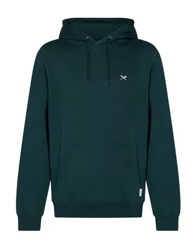 Iriedaily Man Sweatshirt Dark Green Size M Organic Cotton