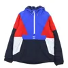 Iriedaily Men's Get Down Pull Up Jacket In Navy Red