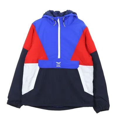 Iriedaily Men's Get Down Pull Up Jacket In Navy Red