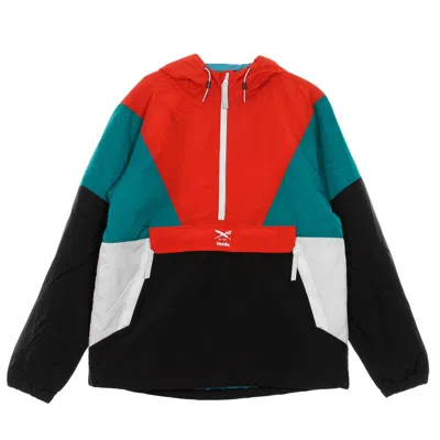 Iriedaily Men's Get Down Pull Up Jacket In Petrol/red