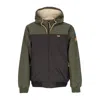 Iriedaily Men's Insulaner Soft Jacket Black Olive In Black Olive