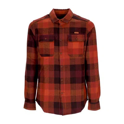 Iriedaily Men's Long Sleeve Shirt Lumber Fella Shirt Red/brown