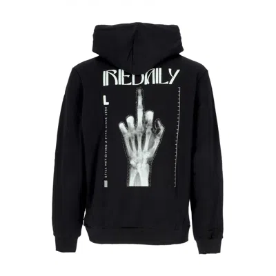 Iriedaily Rayfinger Hoodie Men's Hoodie In Black