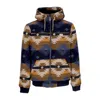 Iriedaily Santania Hood Jacket Blue Sand Men's Jacket In Blue Sand