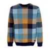 Iriedaily Shufflemania Knit Lightweight Men's Sweater Blue Beryl In Blue Beryl