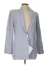 Iris & Ink Blazer Jacket In Gray