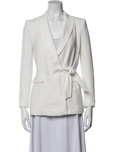 Pre-owned Iris & Ink Blazer In Neutrals