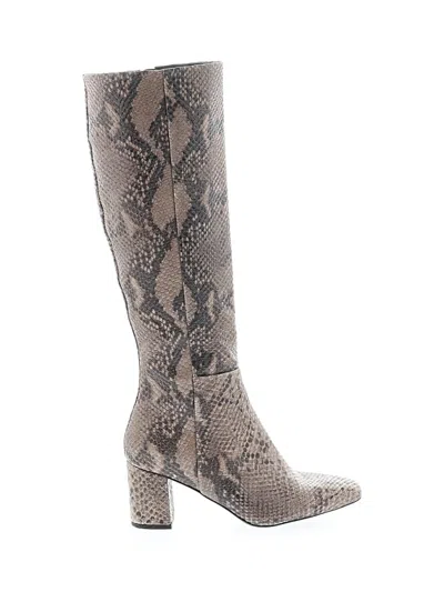 Pre-owned Iris & Ink Boots In Tan