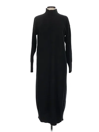 Pre-owned Iris & Ink Casual Dress In Black