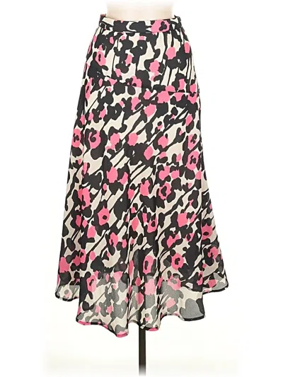 Pre-owned Iris & Ink Casual Skirt In Pink