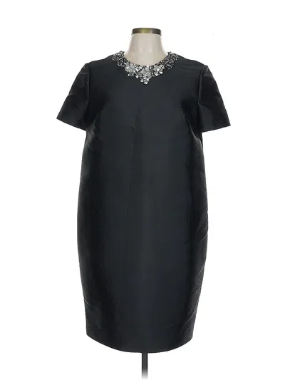 Pre-owned Iris & Ink Cocktail Dress In Black