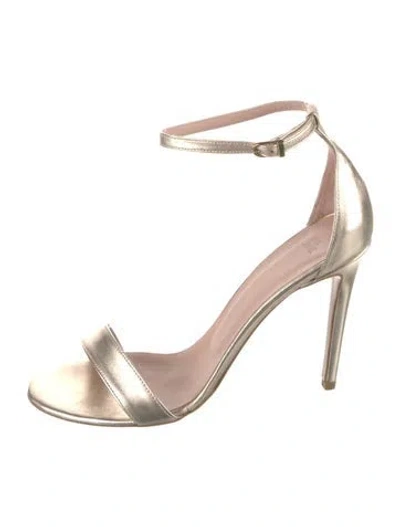 Pre-owned Iris & Ink Leather Sandals In Multi