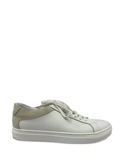 Pre-owned Iris & Ink Low-top Sneakers In White