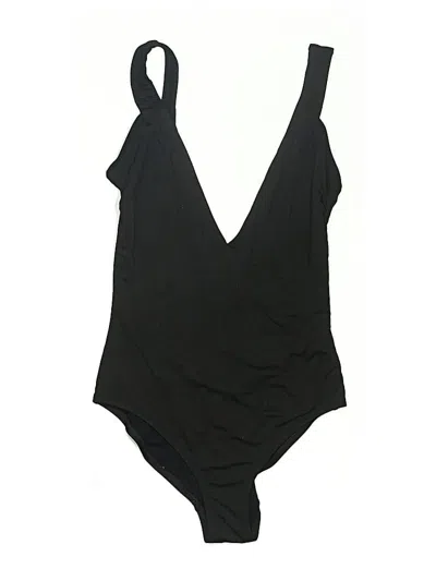 Pre-owned Iris & Ink One Piece Swimsuit In Black