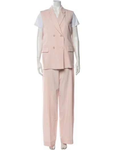 Pre-owned Iris & Ink Pantsuit In Pink