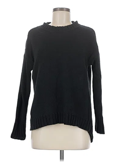 Pre-owned Iris & Ink Pullover Sweater In Black