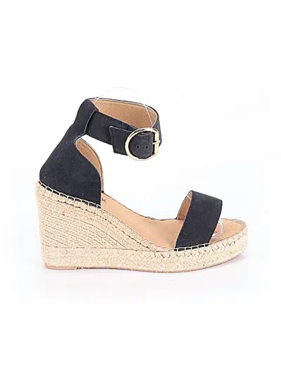 Pre-owned Iris & Ink Wedges In Black